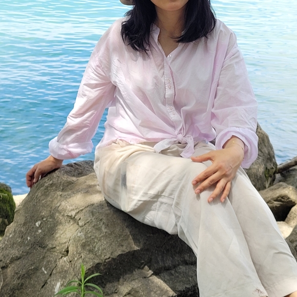 🌸Gap Oversized Tie Dye Shirt Top - Picture 3 of 8